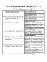 Kinh doanh quốc tế 1