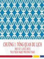 KHÁI QUÁT VỀ HOẠT ĐỘNG DU LỊCH HỌC KỲ I (2022-2023)