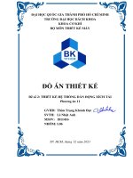 đồ án thiết kế đề số 2 thiết kế hệ thống dẫn động xích tải phương án 11