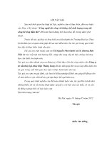 Luận văn thạc sĩ Xây dựng công trình thủy: Công nghệ thi công và khống chế chất lượng trong thi công bê tông đầm lăn