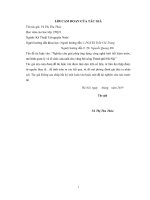 Luận văn thạc sĩ Kỹ thuật tài nguyên nước: Nghiên cứu giải pháp ứng dụng công nghệ tưới tiết kiệm nước, mô hình quản lý và tổ chức sản xuất cho vùng bãi sông thành phố Hà Nội