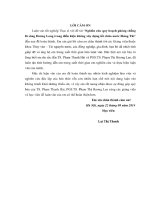 Luận văn thạc sĩ Thủy văn học: Nghiên cứu quy hoạch phòng chống lũ sông Hoàng Long trong điều kiện không xây dựng hồ chứa nước Hưng Thi