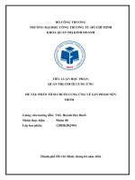 tiểu luận học phần quản trị chuỗi cung ứng đề tài phân tích chuỗi cung ứng về sản phẩm nến thơm