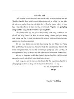 Luận văn thạc sĩ Kỹ thuật tài nguyên nước: Nghiên cứu giải pháp nâng cao khả năng tiêu thoát lũ lưu vực sông Tích