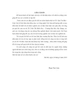 Luận văn thạc sĩ Khoa học môi trường: Thiết kế hệ thống xử lý nước rỉ rác cho bãi chôn lấp chất thải rắn huyện Đình Lập, tỉnh Lạng Sơn