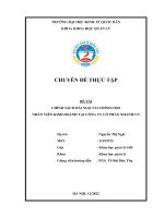 Chuyên đề thực tập: Chính sách đãi ngộ tài chính cho nhân viên kinh doanh tại công ty cổ phần Nhanh.vn