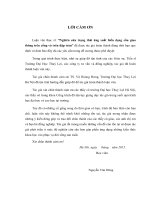 Luận văn thạc sĩ Xây dựng công trình thủy: Nghiên cứu trạng thái ứng suất biến dạng cầu giao thông trên cống và trên đập tràn