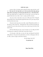 Luận văn thạc sĩ Xây dựng công trình thủy: Tính toán kết cấu tháp điều áp của nhà máy thủy điện bằng phương pháp FEM và ứng dụng cho nhà máy thủy điện Dốc Cáy - Tỉnh Thanh Hóa