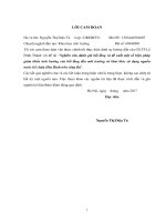 Luận văn thạc sĩ Khoa học môi trường: Nghiên cứu đánh giá bồi lắng và đề xuất một số biện pháp giảm thiểu ảnh hưởng của bồi lắng đến môi trường và khai thác sử dụng nguồn nước hồ chứa Hòa Bình trên sông Đà