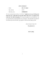 Luận văn thạc sĩ Xây dựng công trình thủy: Nghiên cứu tràn sự cố kiểu gia tải bằng nước gây vỡ đập đất tạm trong đầu mối hồ chứa nước và áp dụng cho hồ chứa nước Vực Mấu, tỉnh Nghệ An