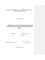 Luận văn thạc sĩ Khoa học môi trường: Nghiên cứu các giải pháp tăng cường công tác quan lys chất thải nguy hại tại các khu công nghiệp tỉnh Thái Nguyên