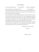 Luận văn thạc sĩ Kỹ thuật môi trường: Thiết kế cải tạo hệ thống xử lý nước thải công ty Bia - Rượu - Nước giải khát Hà Nội (HABECO)