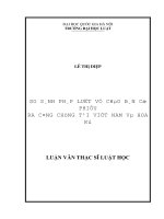 Luận văn thạc sĩ luật học: So sánh pháp luật về chào bán cổ phiếu ra công chúng tại Việt Nam và Hoa Kỳ