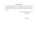 Luận văn thạc sĩ Quản lý xây dựng: Hoàn thiện công tác quản lý chất lượng công trình xây dựng tại Ban quản lý dự án huyện Châu Thành, tỉnh Hậu Giang