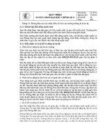 Đề án nghiên cứu khoa học cấp Bộ: Xây dựng hệ thống quản lý chất lượng theo tiêu chuẩn của ISO 9001 - 2000 tại Trường Đại học Luật Hà Nội (Phần 2)