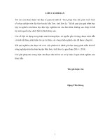 Luận văn thạc sĩ Quản lý kinh tế: Giải pháp thúc đẩy phát triển kinh tế nông nghiệp trên địa bàn huyện Mai Sơn