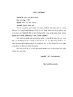 Luận văn thạc sĩ Khoa học môi trường: Quản lý bảo vệ mội trường nước vùng hạ du sông Nam Ngum, huyện Kẹo U Đôm, tỉnh Viêng Chăn, CHDCND Lào