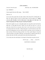 Luận văn thạc sĩ Khoa học Môi trường: Nghiên cứu sản xuất chế phẩm vi sinh vật chịu mặn và ứng dụng xử lý bùn đáy ở âu thuyền Thọ Quang, Đà Nẵng trong quy mô phòng thí nghiệm