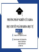 đề tài nghiên cứu thiết kế và tổ chức dạy học stem mô hình bình giữ nhiệt trong dạy học khtn 8