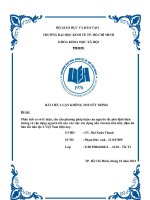 phân tích cơ sở lý luận yêu cầu phương pháp luận của nguyên tắc phủ định biện chứng và vận dụng nguyên tắc này vào việc xây dựng nền văn hóa tiên tiến đậm đà bản sắc dân tộc ở việt nam hiện nay