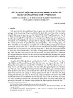 ĐỀ TÀI LỊCH SỬ VIỆT NAM TRUNG ĐẠI TRONG NGHIÊN CỨU CỦA SỬ HỌC NGA TỪ SAU NĂM 1975 ĐẾN NAY