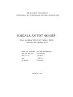 khóa luận tốt nghiệp giải pháp xây dựng và phát triển thương hiệu mbs pilates