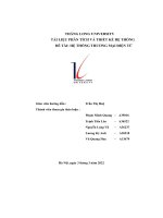đề tài hệ thống thương mại điện tử