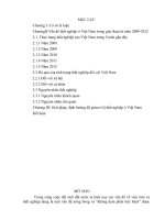 Tiểu Luận - Đề Tài - Giải Pháp, Định Hướng Để Giảm Tỉ Lệ Thất Nghiệp Ở Việt Nam