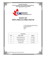 báo cáo môn phụ gia thực phẩm bài 1 phụ gia chống oxy hóa