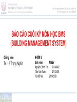báo cáo cuối kỳ môn học bms building management system