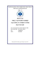 báo cáo thực tập nghề nghiệp tại công ty tnhh vi tính đại tài lộc