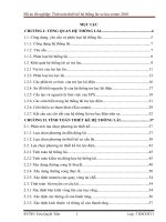 đồ án tốt nghiệp tính toán thiết kế hệ thống lái xe kia cerato 2010