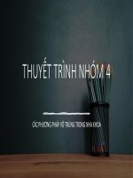 các phương pháp vô trùng trong nha khoa