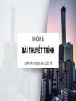 các loại hình trung gian thương mại trong thương mại quốc tế và hoạt động giao dịch qua trung gian của lĩnh vực xuất khẩu nông sản việt nam