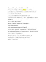 nâng cao chất lượng phục vụ tại nhà hàng manwah