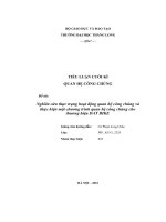 tiểu luận cuối kì quan hệ công chúng nghiên cứu thực trạng hoạt động quan hệ công chúng và thực hiện một chương trình quan hệ công chúng cho thương hiệu dat bike