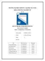 quản trị quan hệ khách hàng báo cáo dự án nhóm topic 1 marketing automation