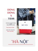 kế hoạch truyền thông cho dự án dòng dòng in hà nội