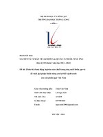 bài thi hết môn đề tài phân tích hoạt động logistics của chuỗi cung ứng xuất khẩu gạo và đề xuất giải pháp nhằm nâng cao lợi thế cạnh tranh của sản phẩm gạo việt nam