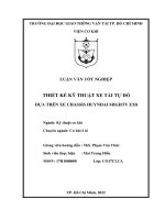 Thiết kế kỹ thuật xe tải tự đổ dựa trên xe Chassis Huyndai Mighty EX8