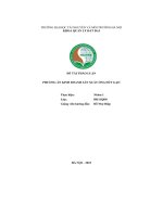 đề tài thảo luận phương án kinh doanh sản xuất ống hút gạo