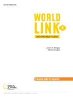 world link 1 teachers book