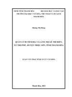 Quản Lý Di Tích Bia Và Lăng Mộ Lê Thì Hiến, Xã Thọ Phú, Huyện Triệu Sơn.pdf