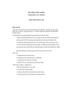 hệ thống điều khiển chăm sóc cây trồng