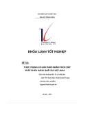 khóa luận tốt nghiệp đề tài thực trạng và giải pháp nhằm thúc đẩy xuất khẩu hàng quế của việt nam