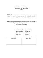 phân tích hoạt động logistics của chuỗi cung ứng xuất khẩu gạo và đề xuất giải pháp nhằm nâng cao lợi thế cạnh tranh của sản phẩm gạo việt nam