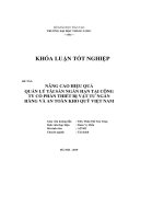 nâng cao hiệu quả quản lý tài sản ngắn hạn tại công ty cổ phần thiết bị vật tư ngân hàng và an toàn kho quỹ việt nam