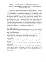 1 KẾT QUẢ ĐIỀU TRA BƯỚC ĐẦU VỀ TÌNH HÌNH TỬ VONG TẠI XÃ TÂN TRỊNH VÀ HUYỆN QUANG BÌNH – TỈNH HÀ GIANG GIAI ĐOẠN 2010 – 2014