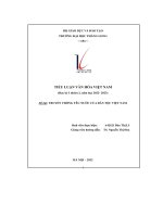 tiểu luận văn hóa việt nam đề bài truyền thống yêu nước của dân tộc việt nam