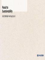 2022 현대자동차 지속가능성 보고서 ROAD TO SUSTAINABILITY CONTENTS INTERACTIVE PDF